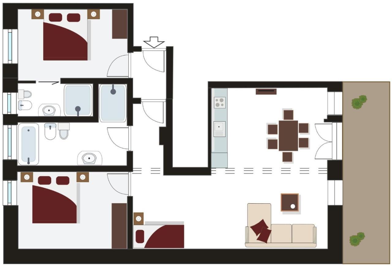 Ferienwohnung Tyrol Living & Cafe Welschnofen Exterior foto